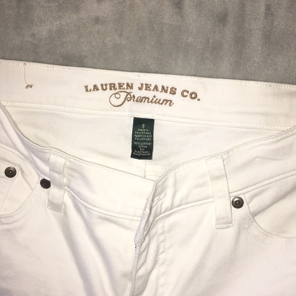 Lauren jeans co. Premium size 8 white